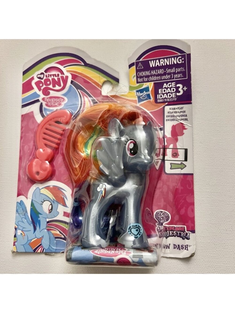 My Little Pony Rainbow Dash Figure Hasbro Friendship Magic Sealed Box Damage